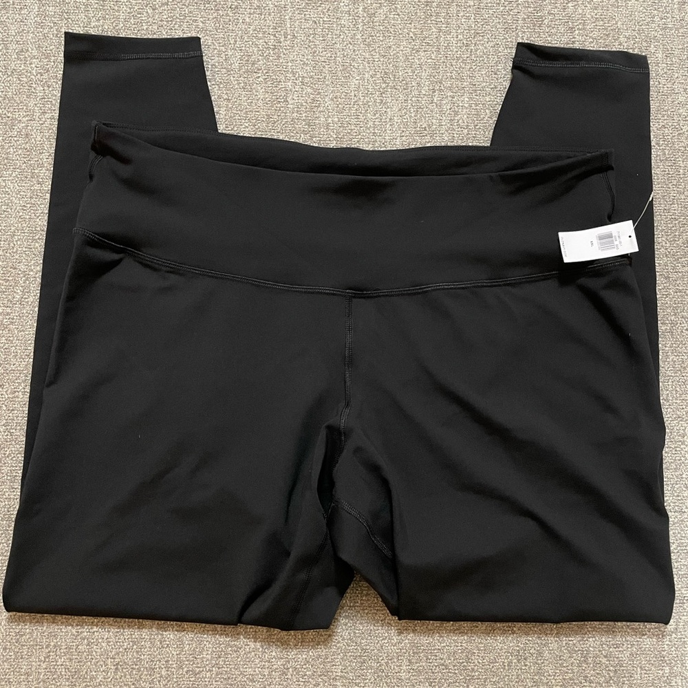 Old Navy Black Powerpress High Rise Go Dry Leggings Size 2X NWT
